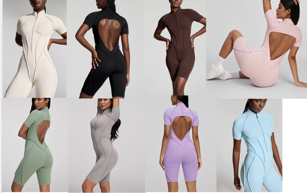 Slim Thicc Open-Back Sculpt Jumpsuit