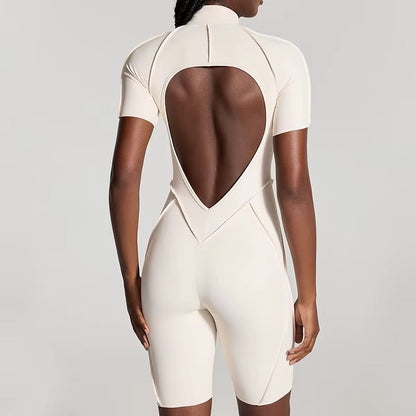 Slim Thicc Open-Back Sculpt Jumpsuit